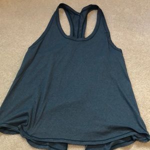 Lululemon tie up tank, pretty dark teal color